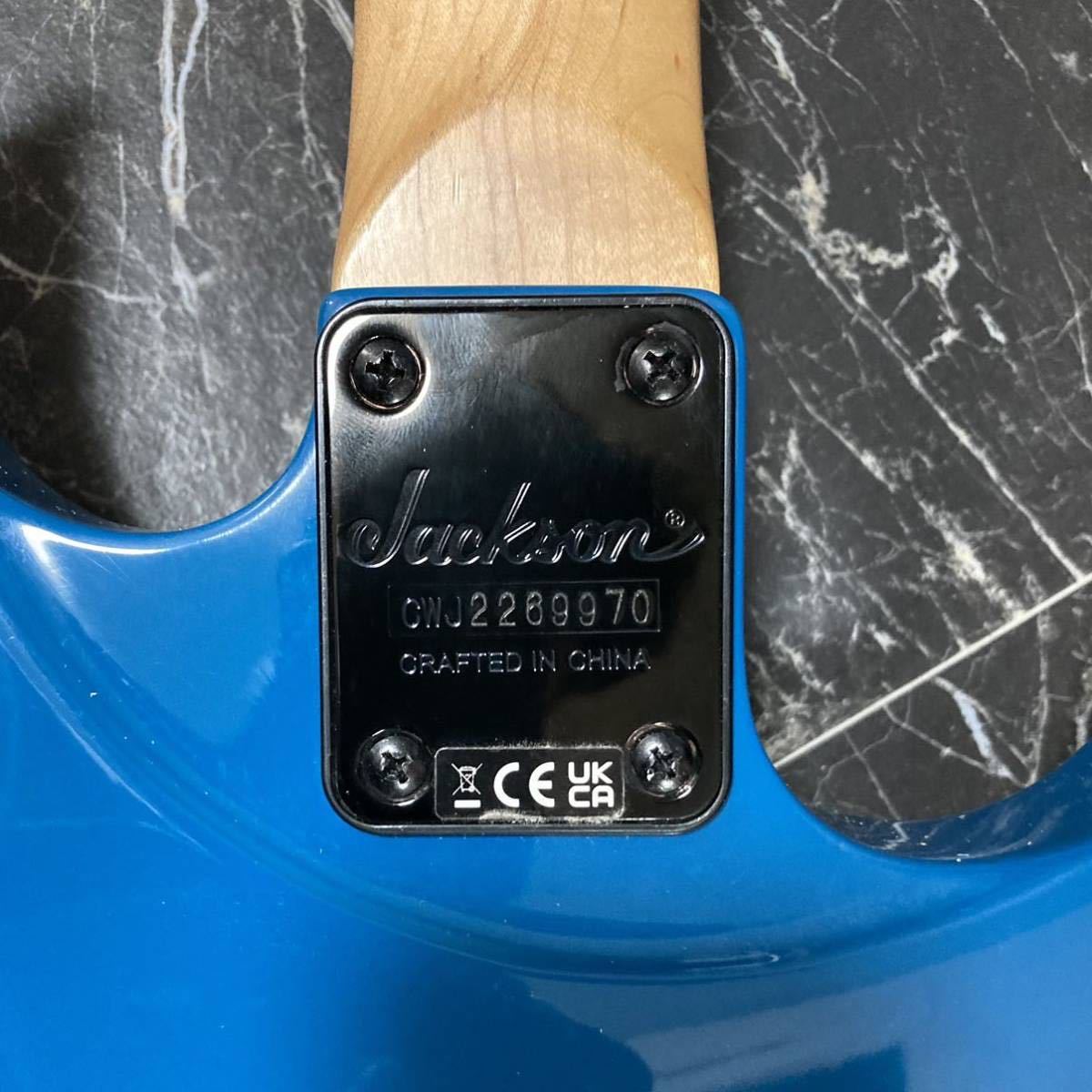 Jackson JS Series Dinky Arch Top JS32 DKA Amaranth Bright Blue+Grover Jackson Right Neck 左用 レフティ レフトハンド リバースヘッド_7