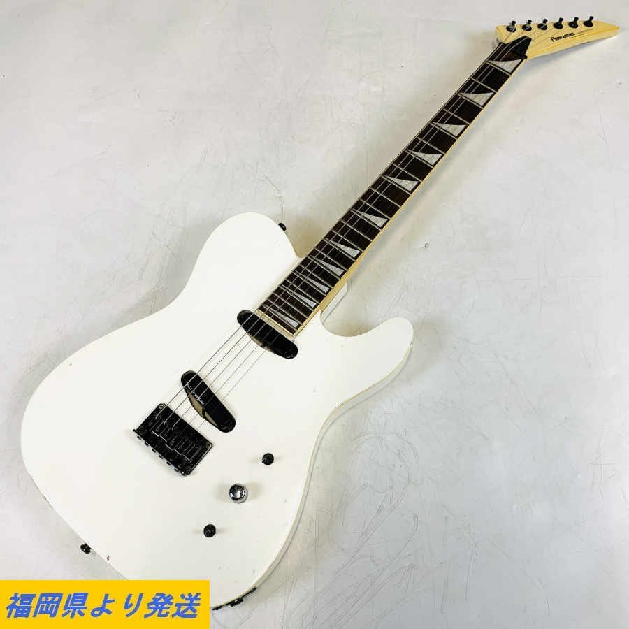 FERNANDES エレキギター ホワイト ロック 楽器・機材