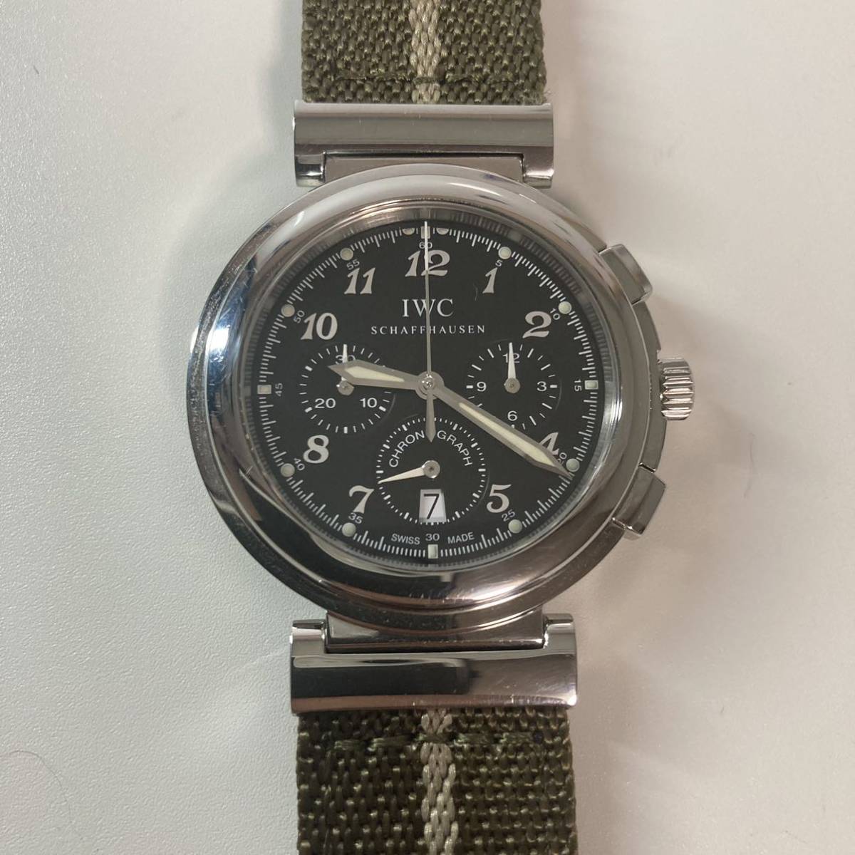iwc ダヴィンチSL ノッチング クロノグラフ クォーツ ブラック