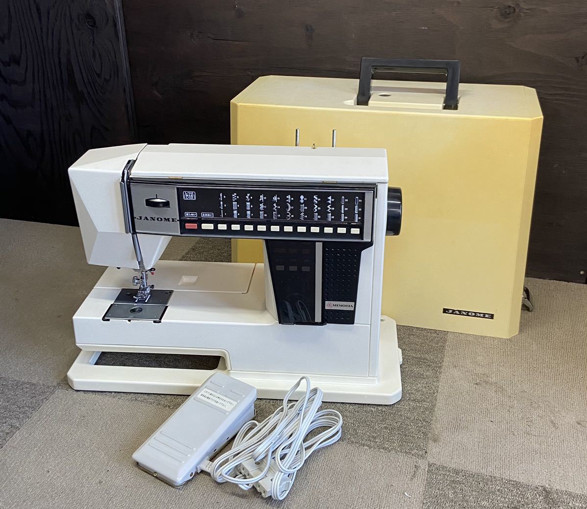 JANOME ジャノメ MEMORIA メモリア MODEL 5002 ミシン 箱付き 通電確認 
