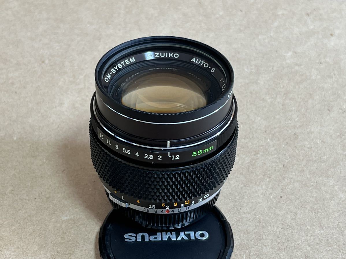 ◇ OLYMPUS オリンパス OM-SYSTEM G.ZUIKO AUTO-S 55mm 1:1.2 カメラ