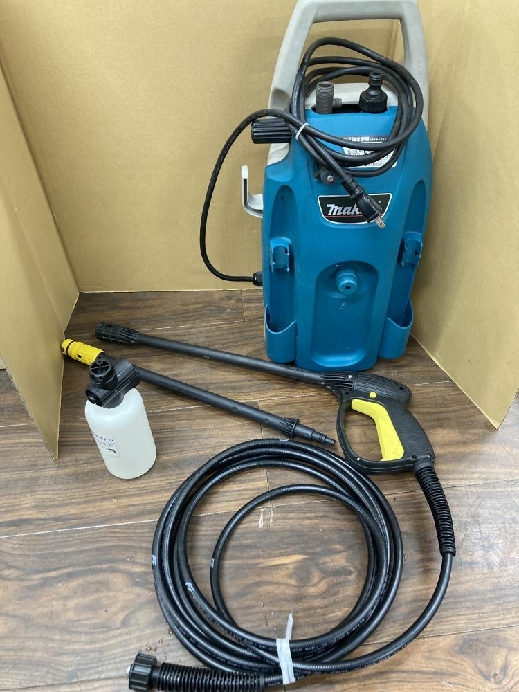 D　マキタ 高圧洗浄機 MHW710 動作確認済み makita 洗車 大掃除 006□おすすめ商品□マキタ 高圧洗浄機 MHW710 ※現状品 通電・給水放水
