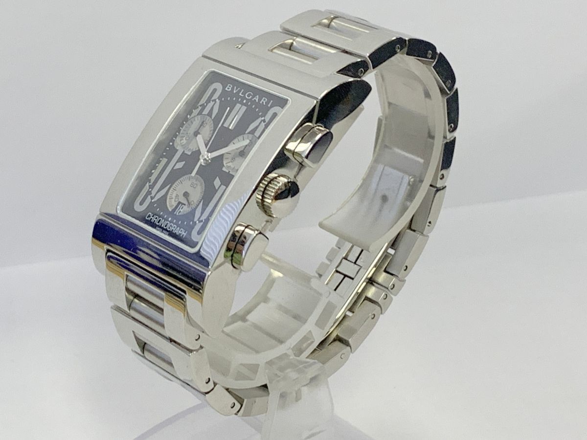 V462-O43-140 【電池交換済み】 BVLGARI ブルガリ レッタンゴロ RTC49S 