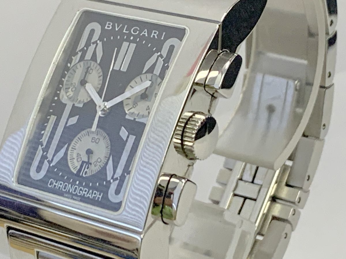 V462-O43-140 【電池交換済み】 BVLGARI ブルガリ レッタンゴロ RTC49S