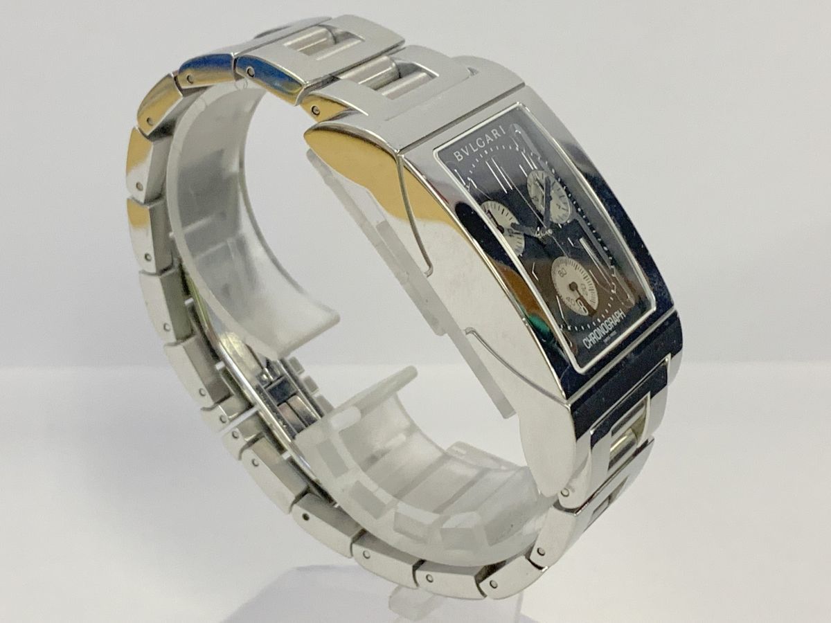 V462-O43-140 【電池交換済み】 BVLGARI ブルガリ レッタンゴロ RTC49S 
