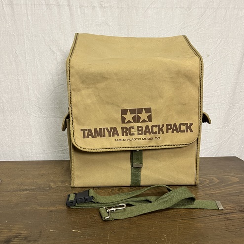 送料無料 当時物 田宮 タミヤ TAMIYA RC BACK PACK RCバックパック ラジコン キャリングケース 収納バッグ 田宮模型 帆布 キャンバス タミヤ TAMIYA 当時物 田宮ポルシェ ブーメラン ファイティングバギー 田宮模型