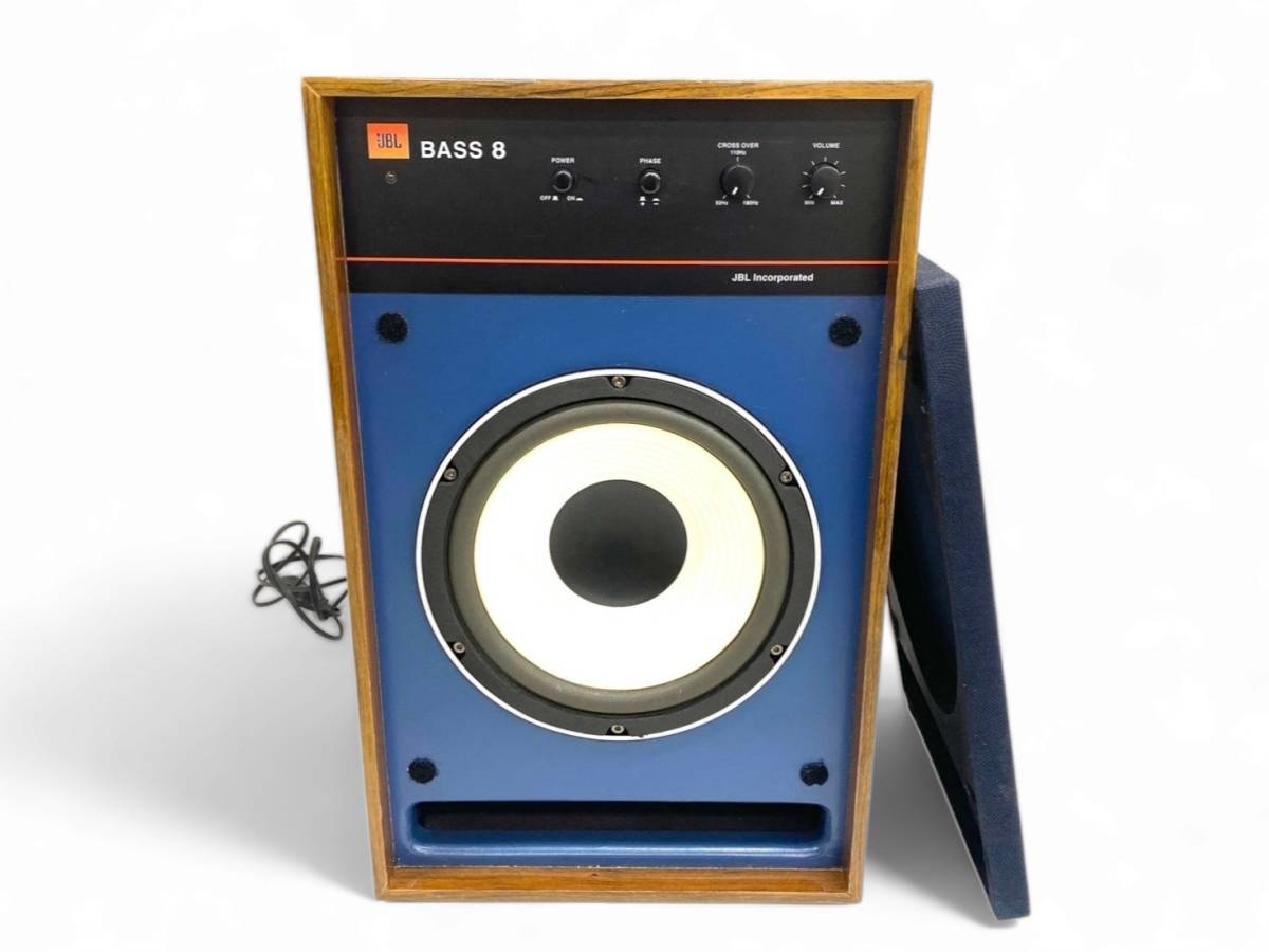 10E5☆通電OK☆ JBL サブウーファー BASS 8 スピーカー オーディオ