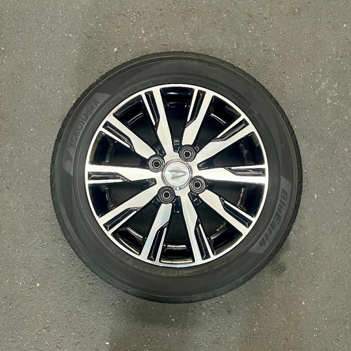 タイヤ付き純正ホイール1本 タントカスタム LA600S 14×4 1/2J +45