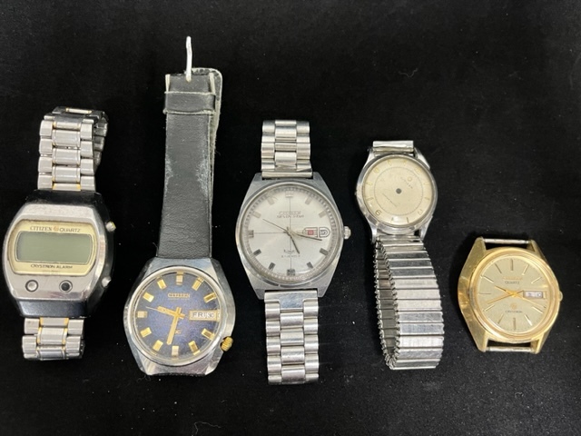 ち*ゲ様 腕時計 ジャンク・部品取り まとめ 腕時計 CITIZEN シチズン 5点 まとめ 部品取り ジャンク品 現状品 U484