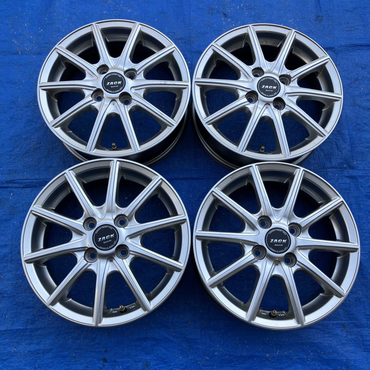 W2529K5K] ZACK SPORT-01 社外 アルミホイール 14×4.5J +45 14インチ 4