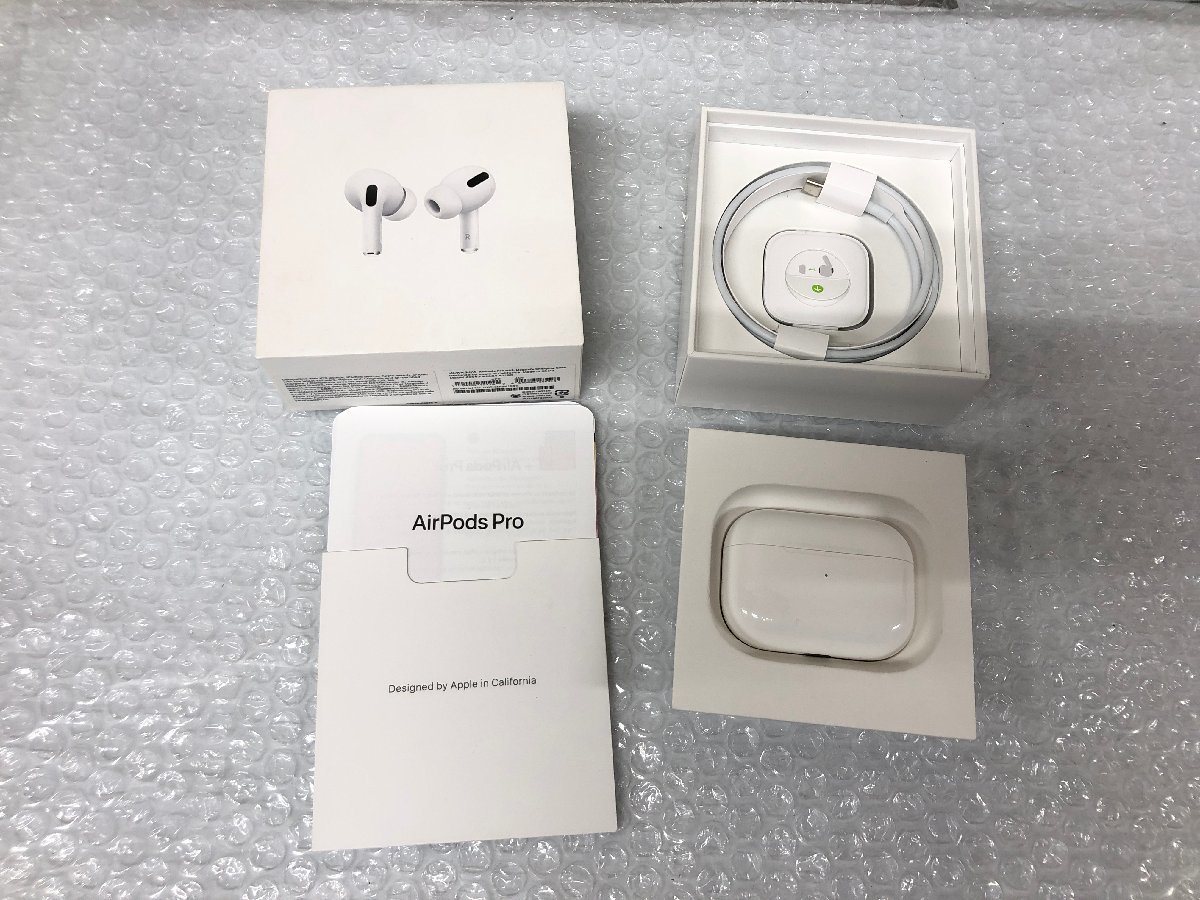 k161*80 【ジャンク】 通電OK 訳あり Apple AirPods Pro MLWK3J/A
