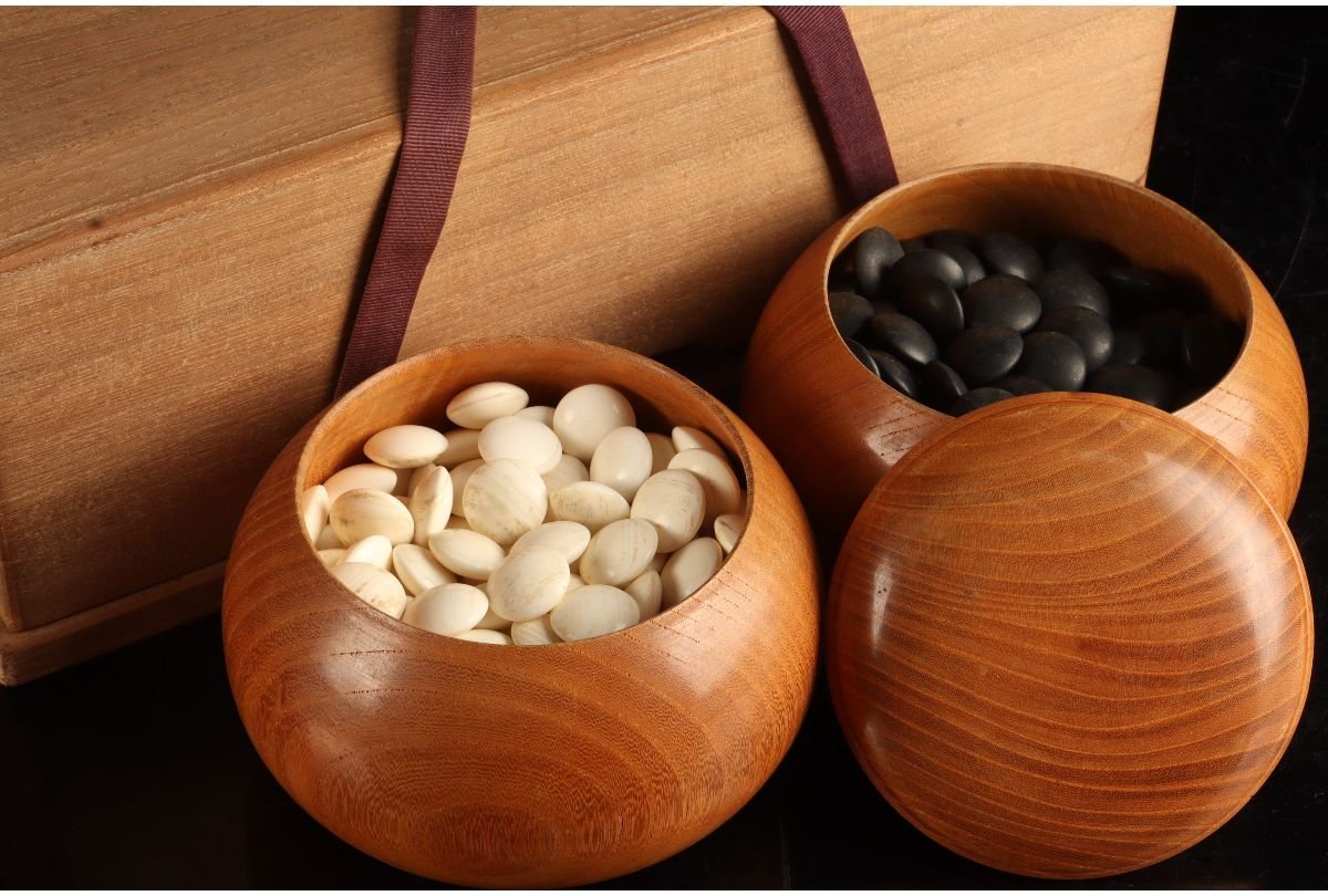 日向特製 本蛤碁石 本那智黒石 30号