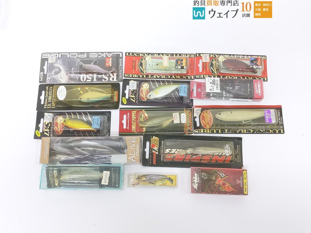 常吉 スリップミノー・ジャッカル ハマクルスパイダー・メガバス カラシ・デップトーキョー デッピィ 他 計14点 新品バスルアー
