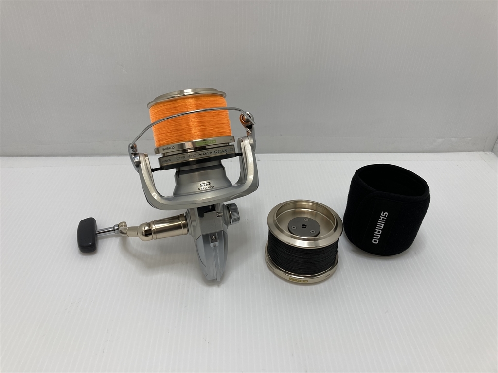 PE1号付属、シマノSUPER AERO SWINGCAST スピニングリール 下松