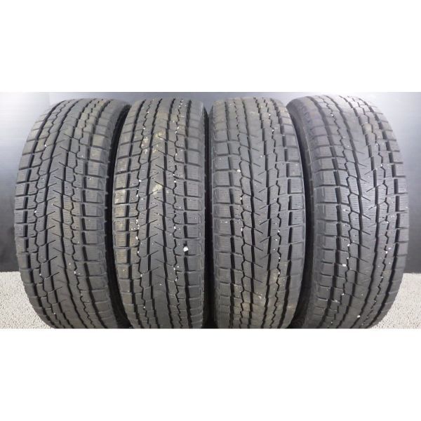 ヨコハマ ice GUARD G075 225/65R17 4本SET◎2022年製8分山スタッドレス◎中古 1本にパンクの内面修理歴有◎旭川手渡し可◎アルファード等
