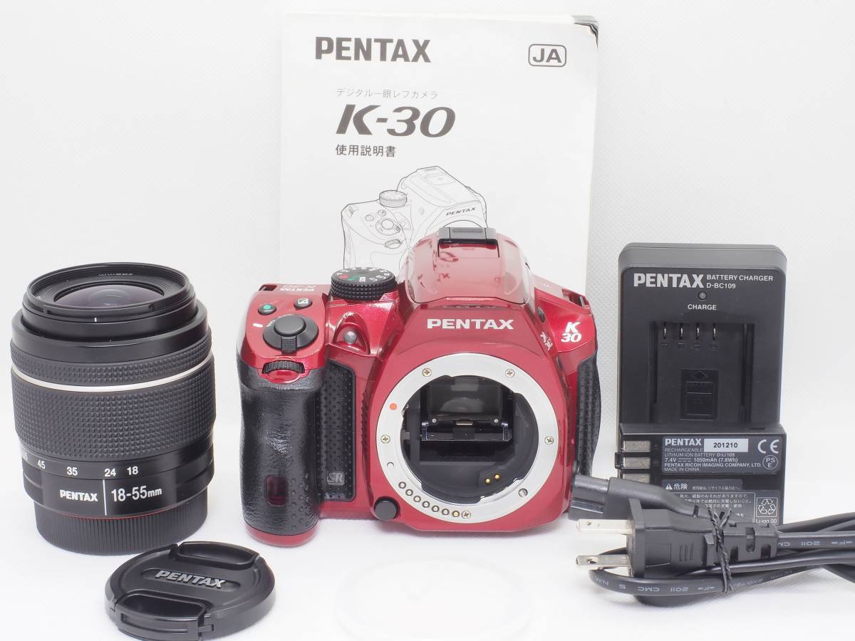 Pentax ペンタックス PENTAX K-30 クリスタルレッド 18-55 Pentax ペンタックス PENTAX K-30 クリスタルレッド 18-55