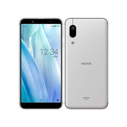 AQUOS sense3 basic au SHV48 シルバー【中古・美品】