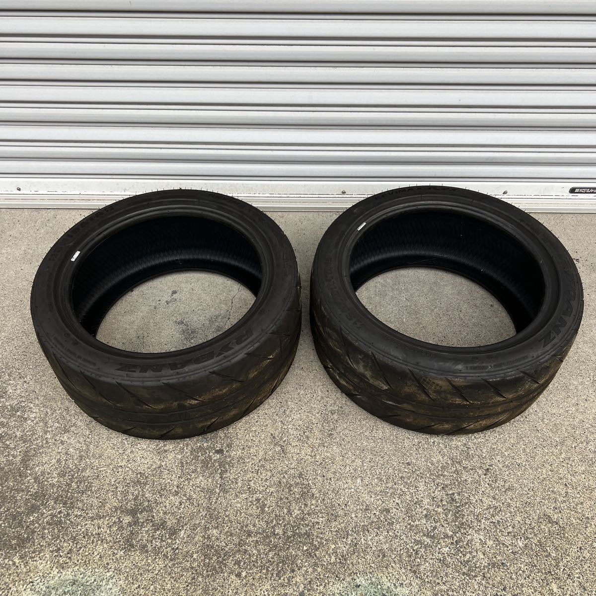 車 シバタイヤ 245/40R17 200R×2本 バリ溝