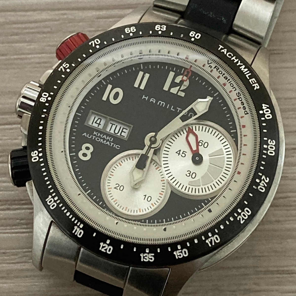 ○稼働品○良品○ HAMILTON ハミルトン カーキ タキマイラー H717260 