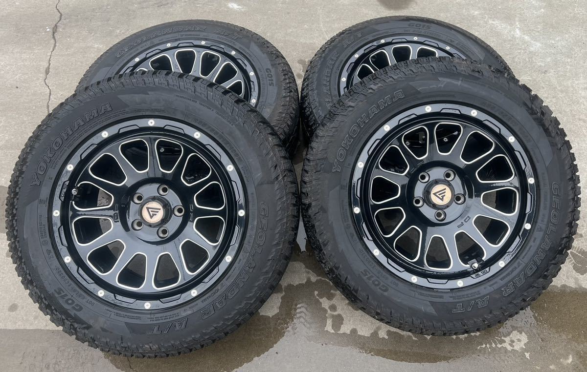 DELTA FORCE ホイール 2020年　YOKOHAMA GEOLANDAR 235/65R17 タイヤホイール　4本セット　アルファード、デリカd5