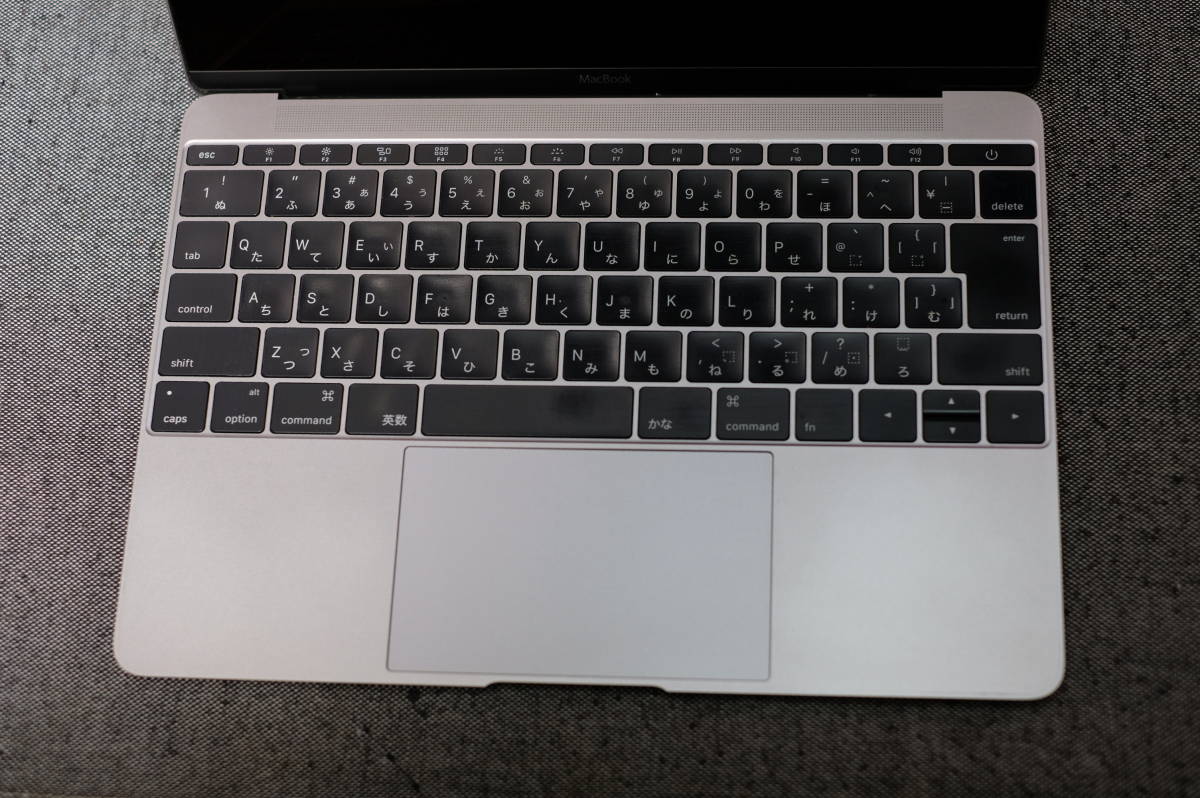 美品! Macbook A1534 Space Gray 12インチ Intel Core M 8GB 256GB