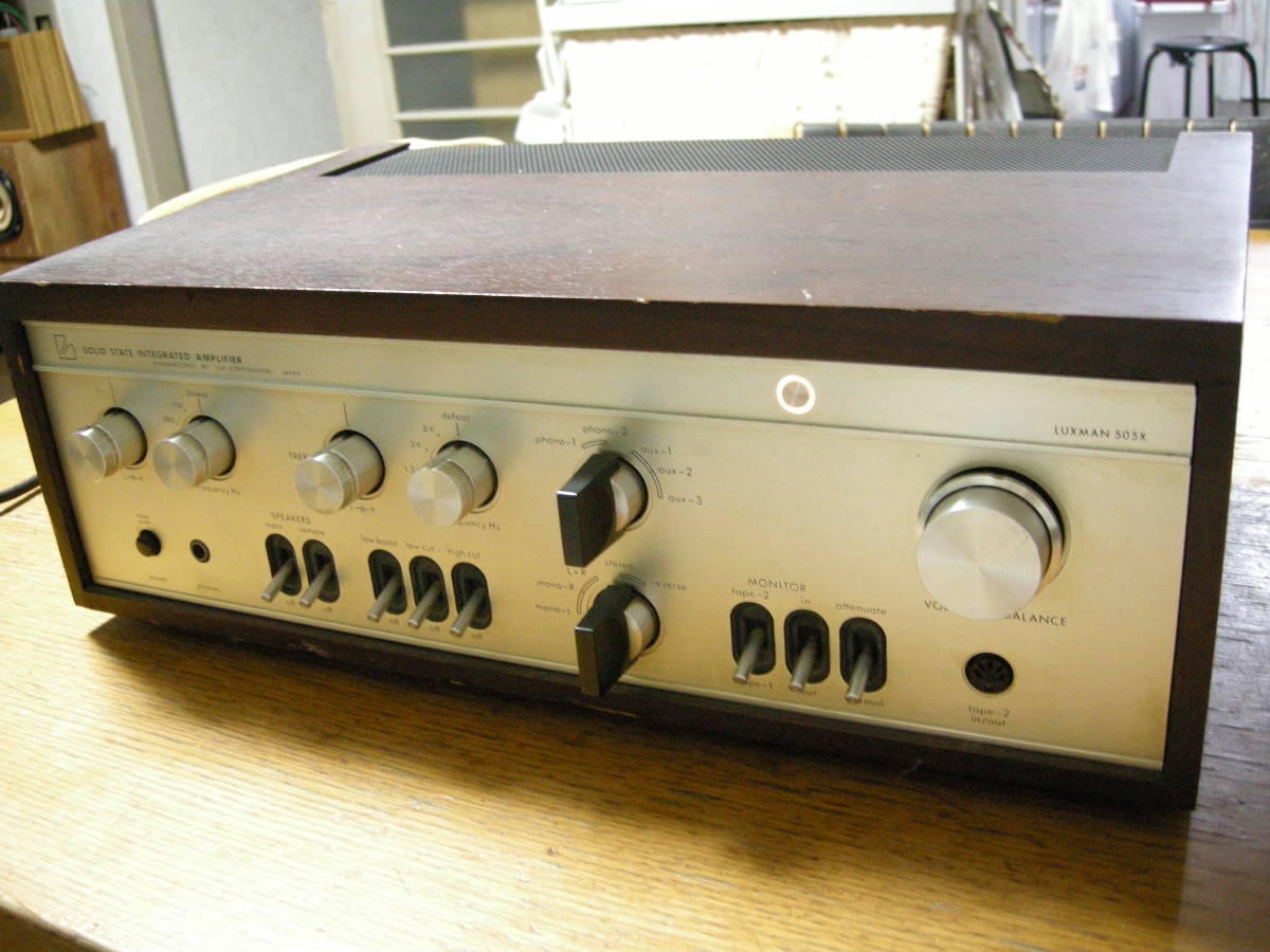 TAka03 フルレストア！LUXMANプリメインアンプSQ-505X TAka03 フル