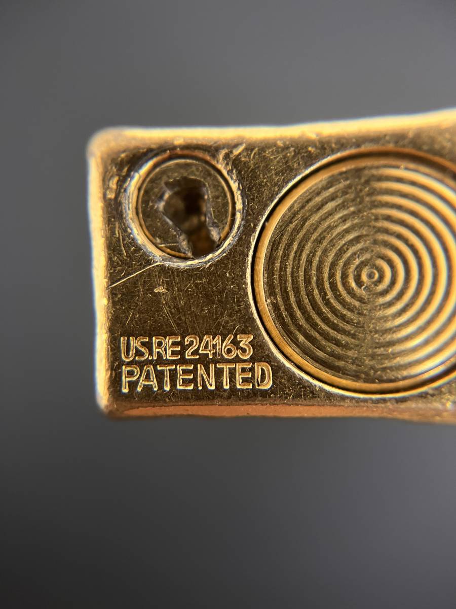 【1円スタート！】Dunhill ダンヒル ガスライター ゴールドカラー 槌目模様 着火未確認 アンティーク ヴィンテージ_7