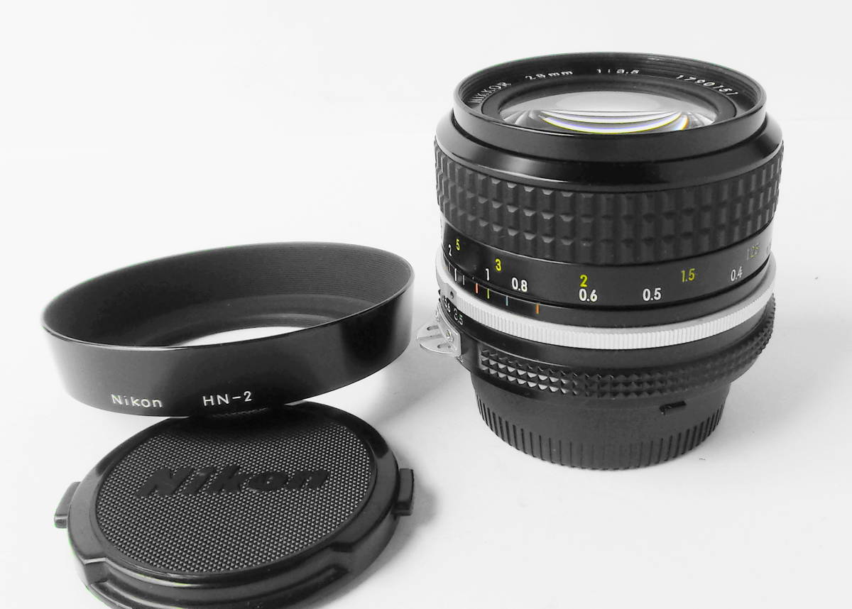 ☆ ニコン NIKKOR 28mm F3.5 Ai 広角単焦点レンズ Nikon （良品） 28mm