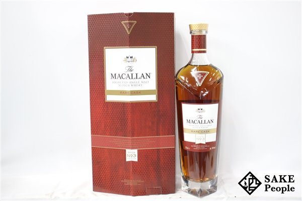 ◇注目! ザ・マッカラン レアカスク バッチ No3 シングルモルト 700ml 43％ 箱付き スコッチ