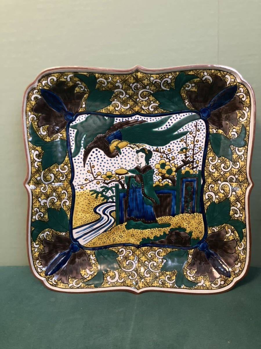 九谷焼 角福 飾皿 原文 皿 九谷焼 Yahoo!オークション -「九谷焼 皿 角