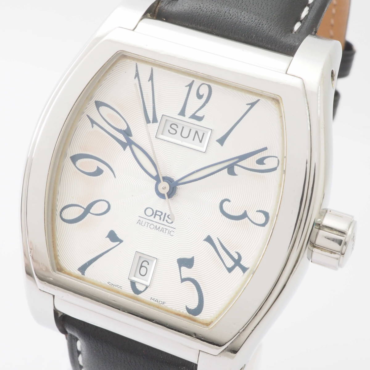 オリス マイルス オートマチック Ref 7539 ORIS 25石 デイデイト SS 