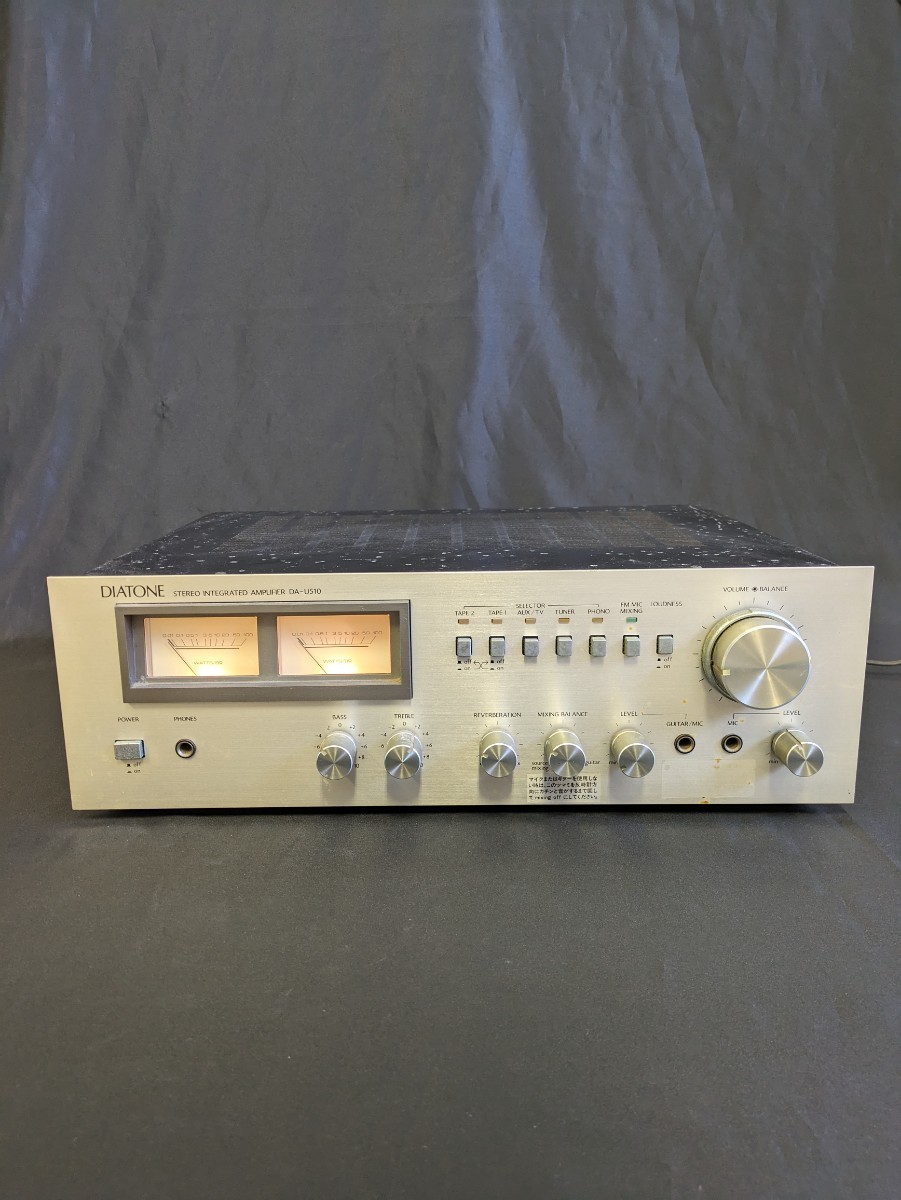 萬】初出し DIATONE DA-U510 ステレオアンプ ダイヤトーン 通電確認