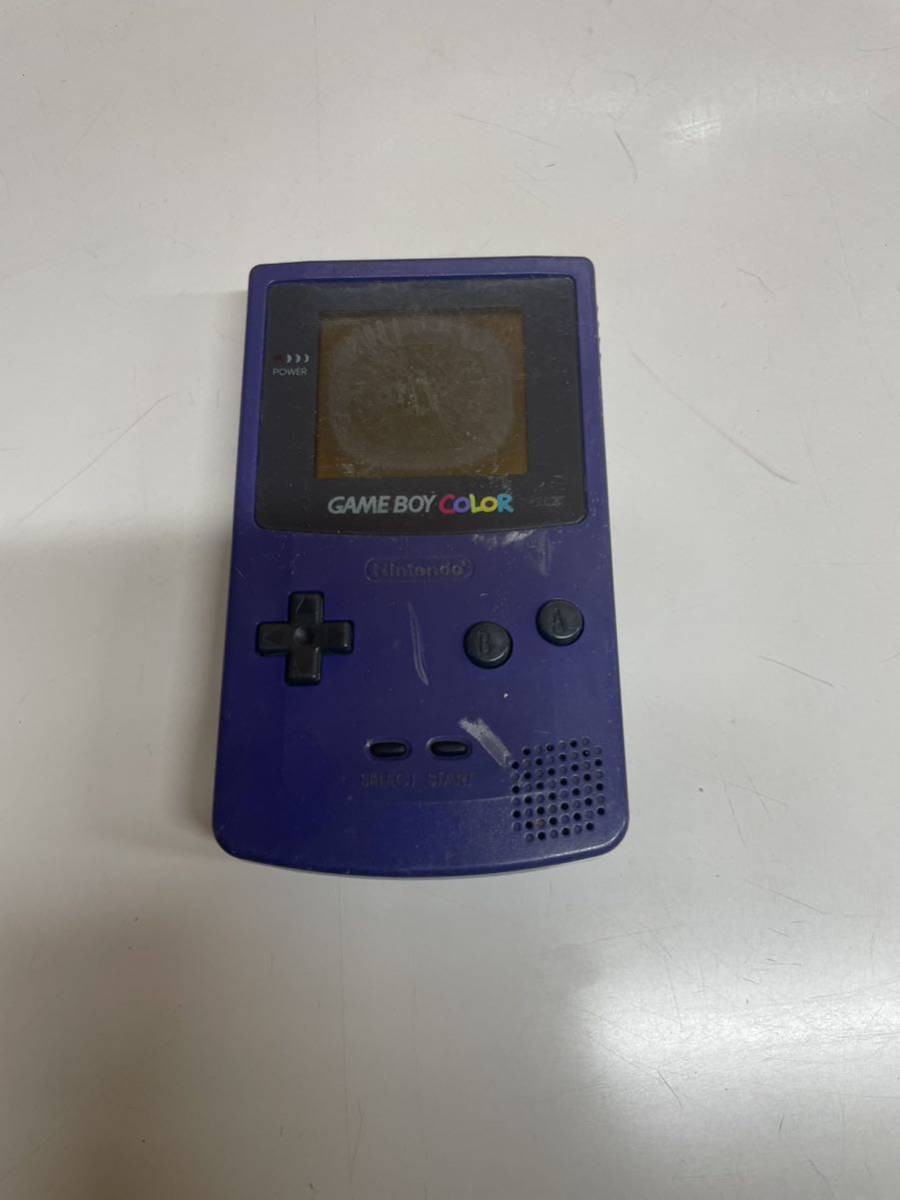 【AY-3009】 Nintendo 任天堂 GAME BOY COLOR ゲームボーイカラー CGB-001 動作未確認　ジャンク