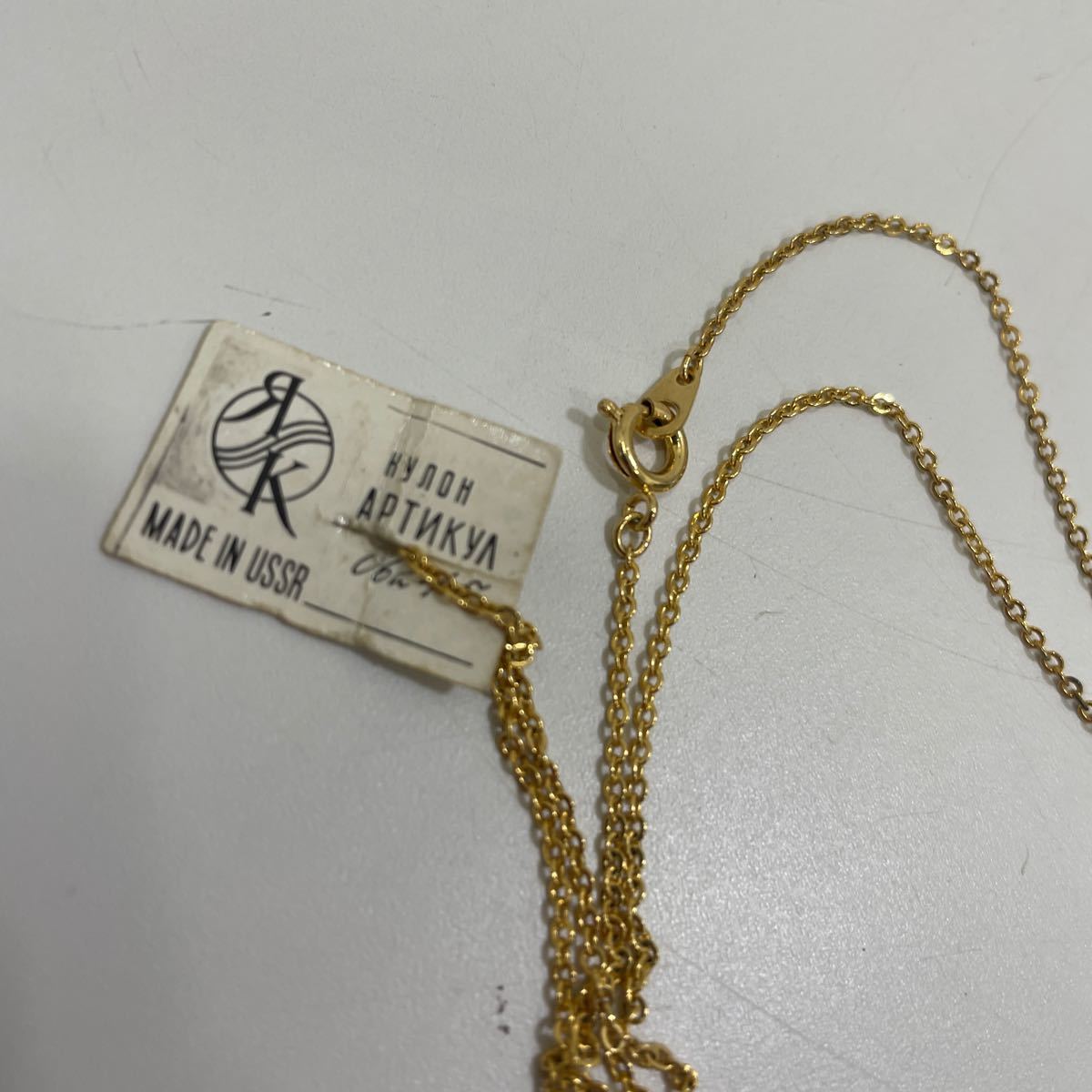 べっ甲　ネックレス アクセサリー 色石　天然石_5