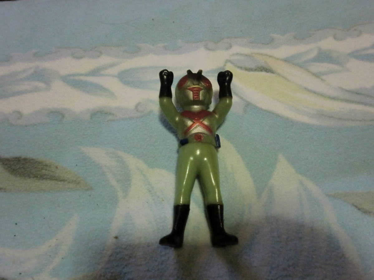 当時もの ポピー製「仮面ライダーX」希少ミニソフビフィギュア 年代物