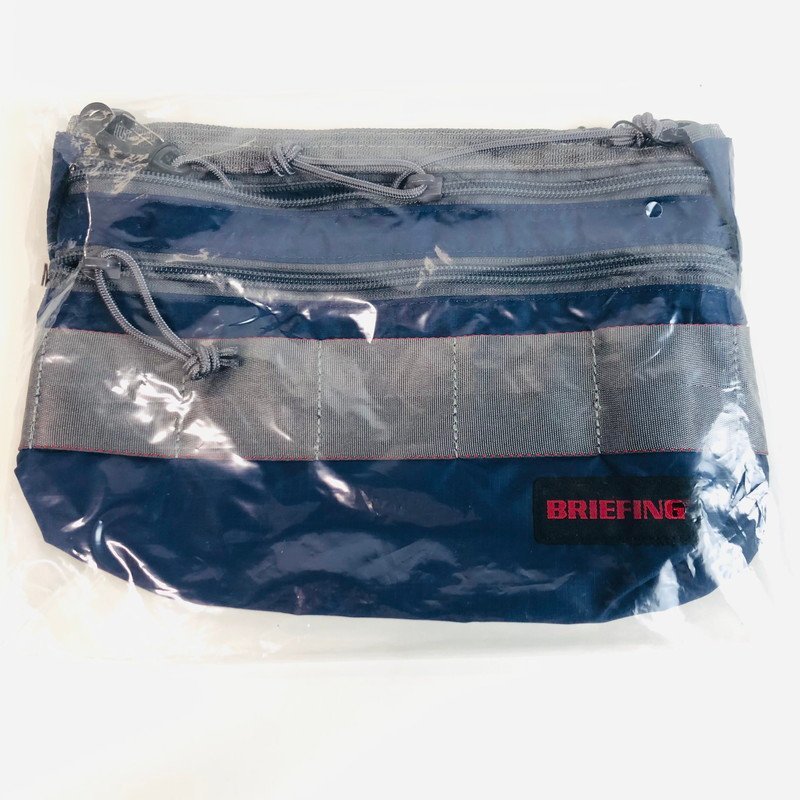 ICH【未使用品】 新品 未使用 BRIEFING ブリーフィング SACOCHE S SL ショルダーバッグ ネイビー BRA223L10 〈205-231115-rk2-ICH〉