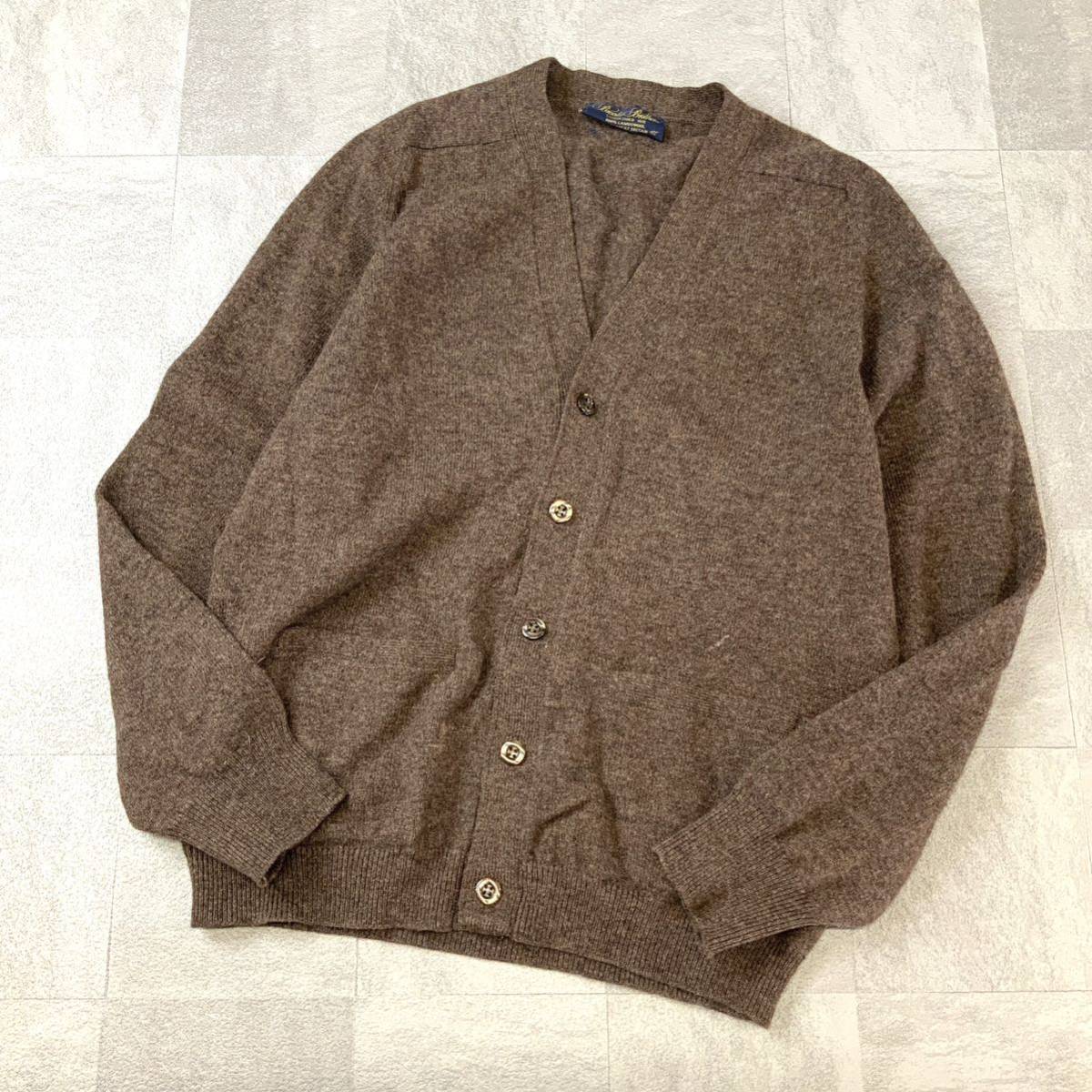 Kings Road ブラウン カーディガン Mサイズ sears(シアーズ) / 60-70s 