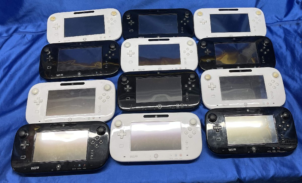 １円スタート　送料1000円 (一部地域除く) ジャンク Wii U　本体のみ 8GB 7台+32GB 5台　+ ゲームパッド 12台　セット　　C1
