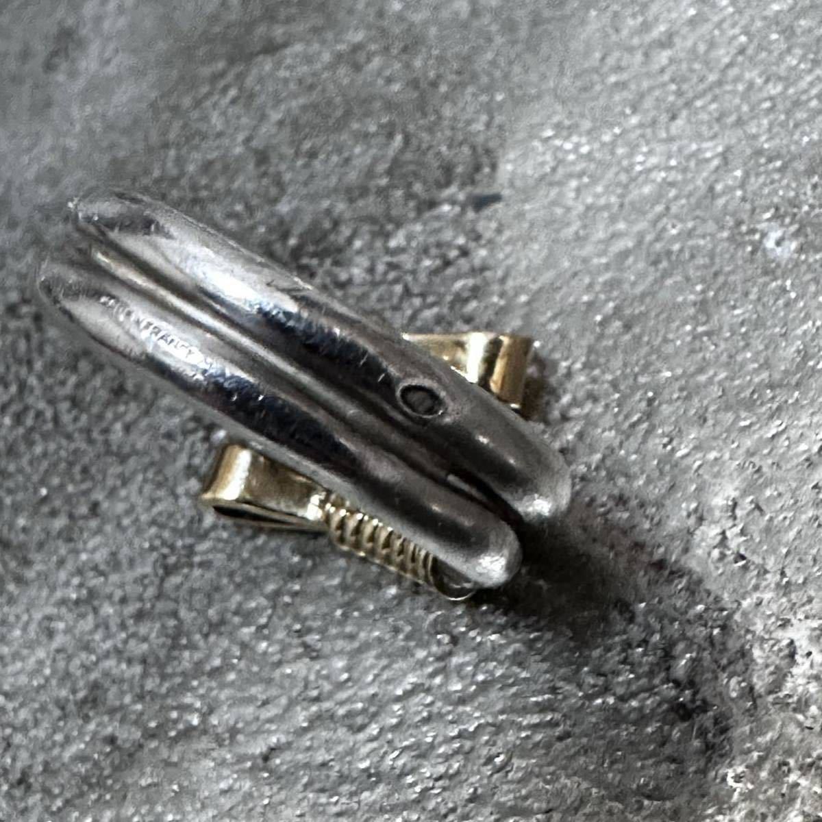 エルメス HERMES ヴィンテージリング 7号 SV800 蟹刻印 60年代