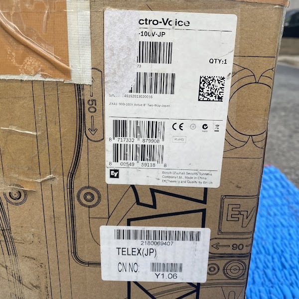 ○動作確認済み ZXA1 スピーカー 2個 支柱 セット Electro Voice
