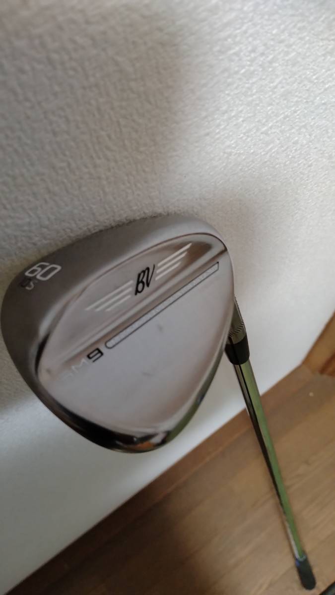 タイトリスト Vokey SM9 ロフト60度　バンス10　ブラッシュドスチール BV105 日本シャフト