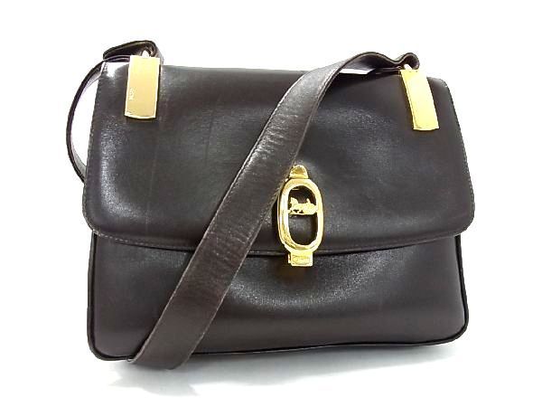 CELINE セリーヌ 馬車金具 1円 レザー ワン ヴィンテージ Cサルキー 