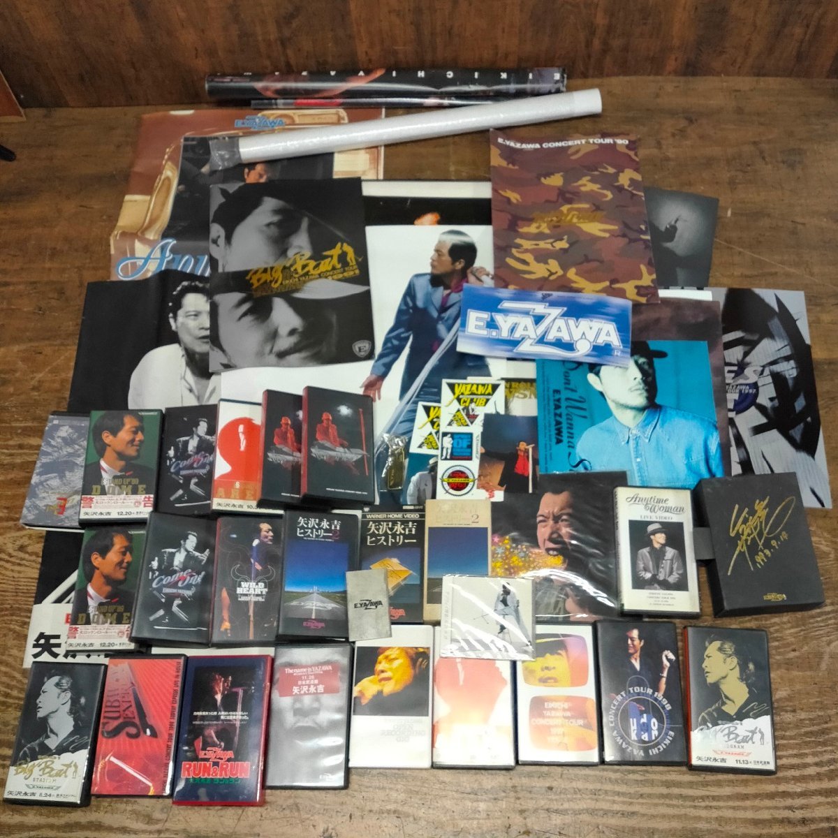 矢沢永吉当時物ポスター33000MILESROADJAPANポスターフレーム付き