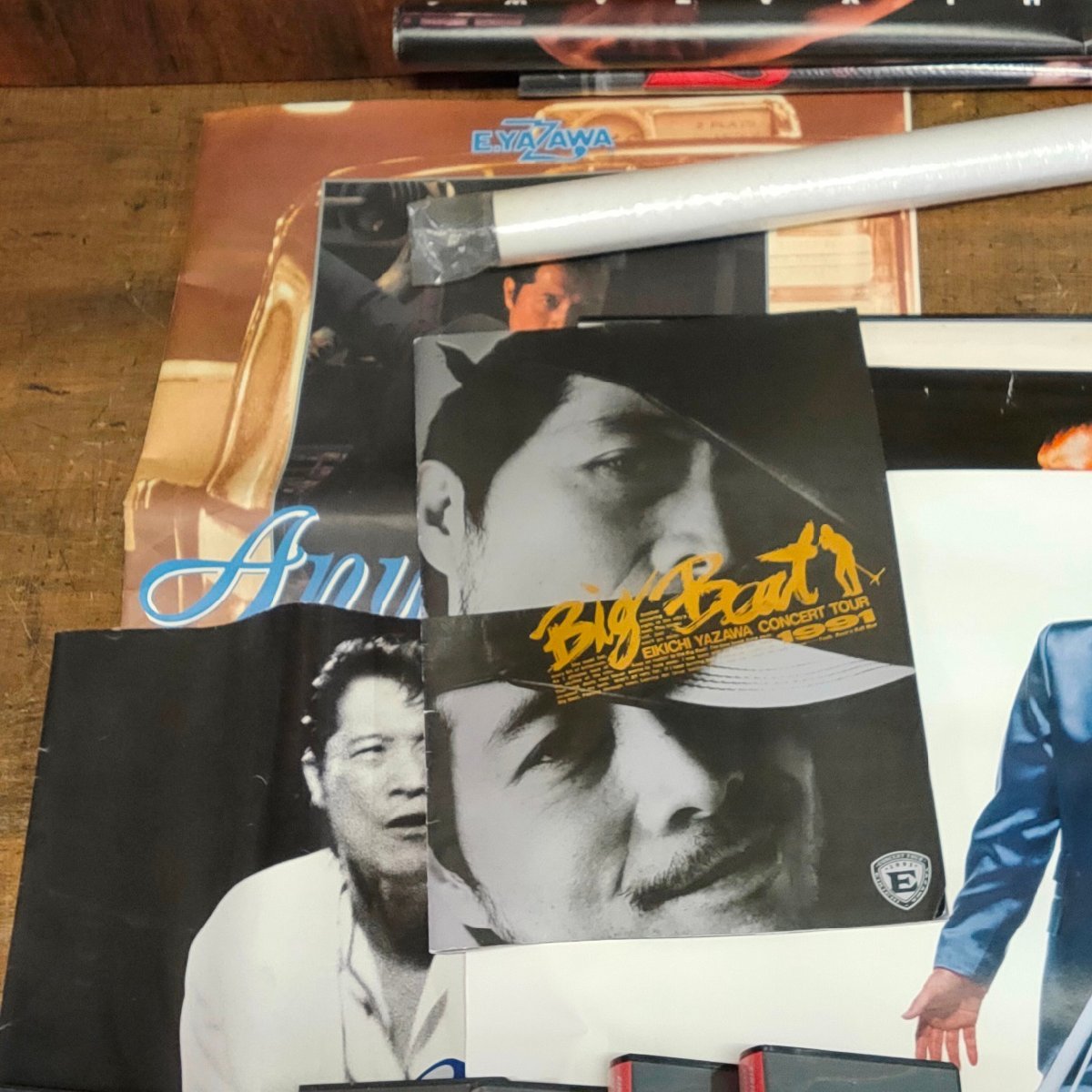 矢沢永吉当時物ポスター33000MILESROADJAPANポスターフレーム付き