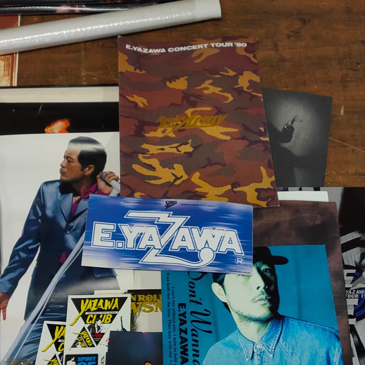 矢沢永吉当時物ポスター33000MILESROADJAPANポスターフレーム付き