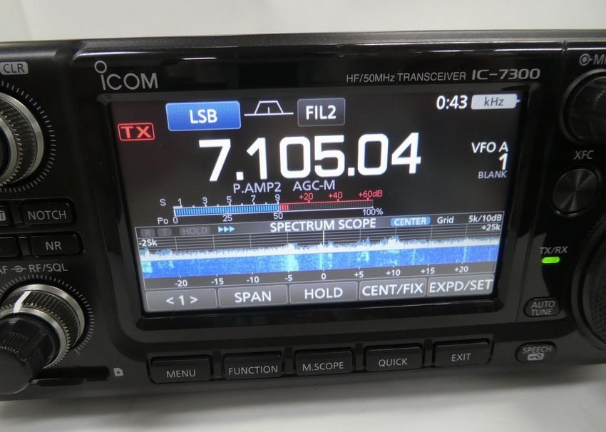 ICOM IC-7300 HF/50MHz 100Wトランシーバー 中古