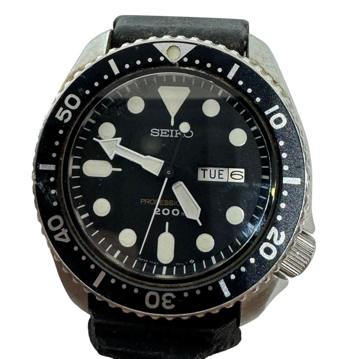 超激得，豊富な セイコー SEIKO Professional 200m 7C43-7010 メンズ