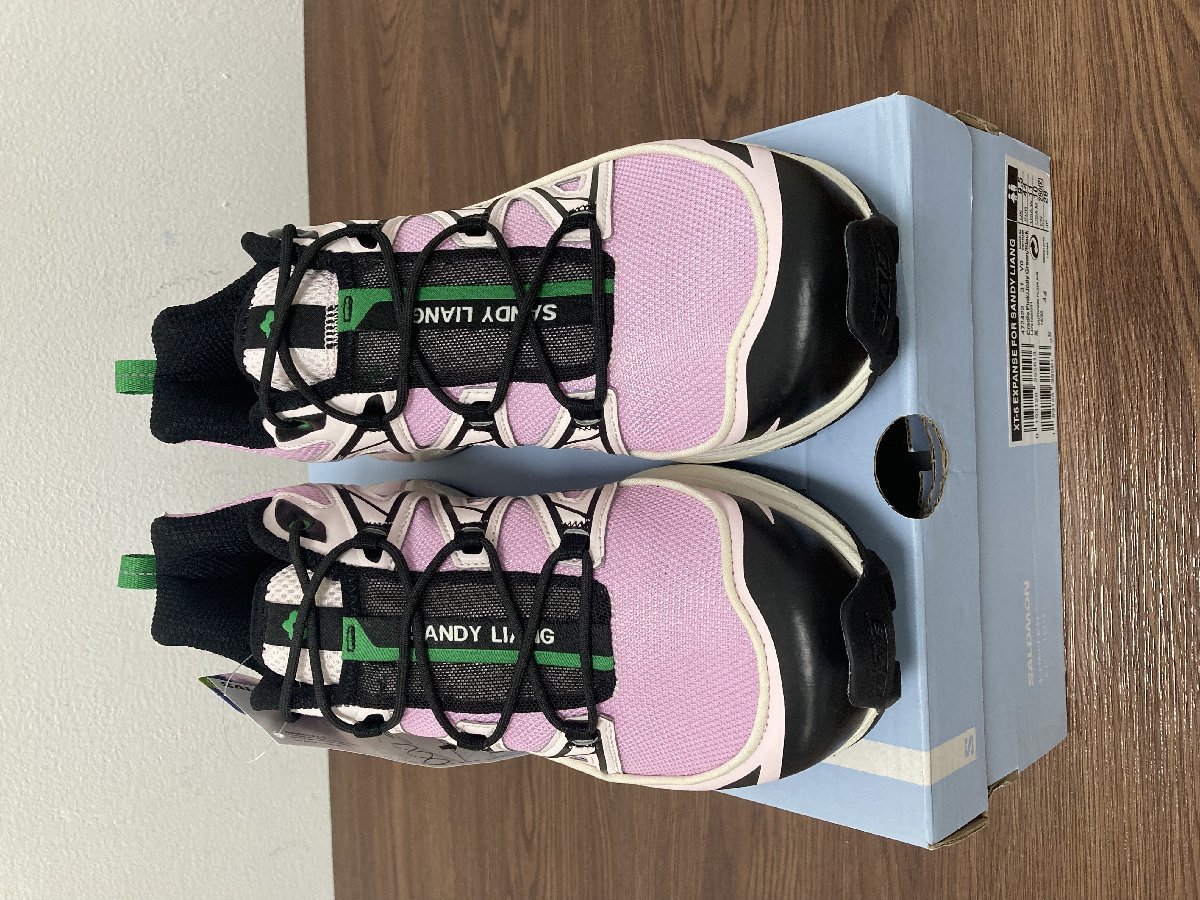 SALOMON サロモン スポーツスタイル シューズ XT-6 スニーカー TPU 中古◆単層構造メッシュ◆ピンク◆27.5CM◆JM A2