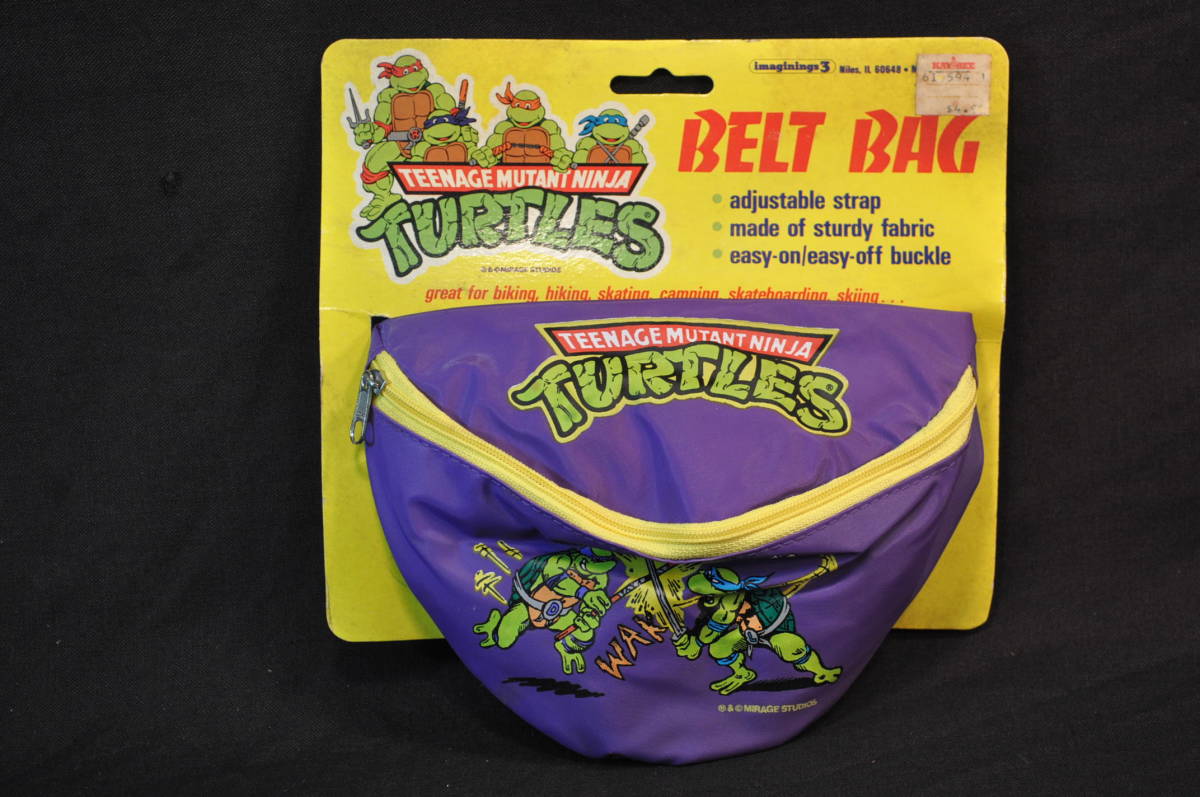 未開封　ミュータント忍者タートル　TEENAGE MUTANT NINJA TURTLE　BELT BAG　ウエストポーチ　　
