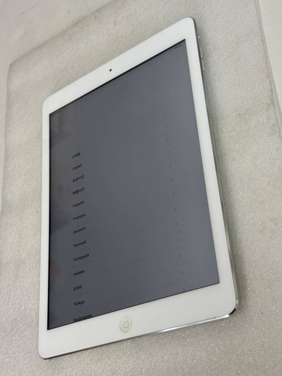☆ ジャンク Apple IPad Air 128GB Wi-Fi + Cellular A1475 シルバー